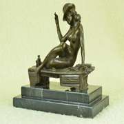 Dancer with Hat and Cigar Bronze Sculpture