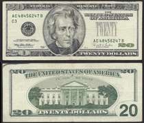 $20 1996 Big Head FRN Missing Seal