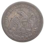 1846 Seated Liberty Quarter