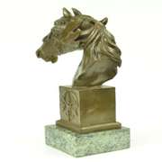 Bust Horse Bronze Sculpture