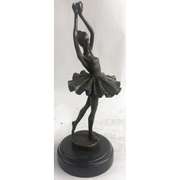 Abstract Ballerina Bronze Sculpture Figurine