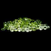 Brilliant 5.41ct set of matched diamond cut Peridot