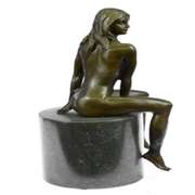 Female Bronze Sculpture Statue Figurine