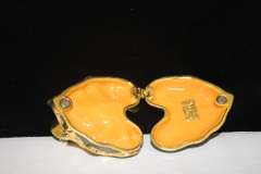 Enamel Frog on Lily Pad