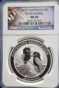 2013 P Austrila S$1 Kookaburra NGC MS70