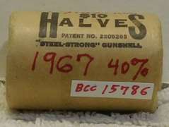 1967 roll 40% Silver Kennedy Halfs