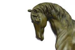 Bronze Sculpture Stallion Horse Figurine