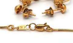 Luxurious 22KT Necklace and Earrings Set