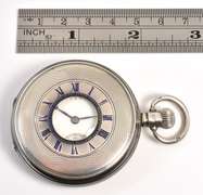 Beautiful Demi-Case Sterling Pocketwatch