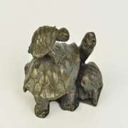 Vienna Bronze Snapping TURTLE TORTOISE Collectible Figurine Sculpture Statue