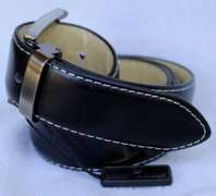 Classy Full Grain Leather Belt, Made In Italy