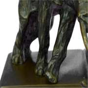 Pair of Elephant Bookends Bronze Sculpture