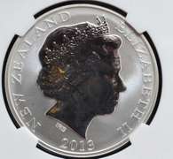 2013 Newzealand S$1 Kiwi ER NGC SP70