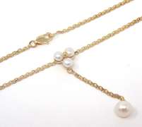 Gorgeous Pearl Lariat Necklace
