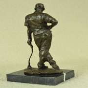 Champion Golfer Tiger Woods Bronze Sculpture