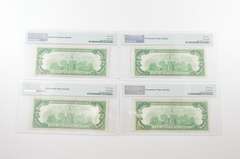 (4) Consecutive $100 1929 Fed. Res. Bank Note Chicago, IL. PMG 63 EPQ