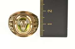 10K Yellow Gold 1973 Midpark High School Ornate Class Ring