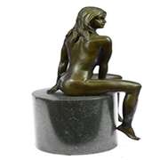 Female Bronze Sculpture Statue Figurine