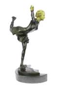 Ice Skater Sport Arena Sculpture Statue