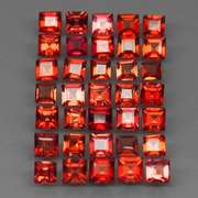 Pristine 6.52ct open color VS Garnet set