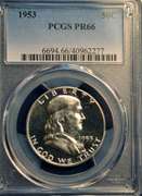 1953 50 C PCGS PR 66