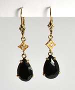 Lovely Black Onyx Dangle Earrings