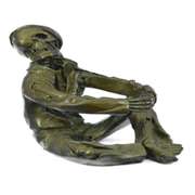 Hot Cast Home Decor Halloween Decor Skeleton Wine Holder Kitchen Art Deco Figure