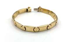Fancy 14kt Gold Link Bracelet