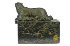 Polar Bear Bookend Bookends Bronze Sculpture Figurine