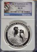 2013 P Austrila S$1 Kookaburra NGC MS70