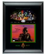 Star Wars Jeremy Bulloch Autographed Framed Boba Fett Photo