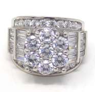 Sterling Silver Cubic Zirconia Ring
