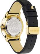Versace  Audrey gold black Leather Women's