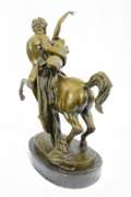 Centaurs Abducting Nude Woman Bronze Sculpture