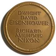 1957 Ike Bronze Official US Inaugural Medal