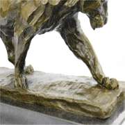 Animal Edition Lion Wildlife Bronze Statue