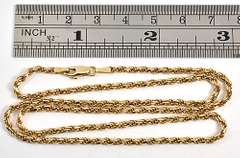 Popular Diamond Cut Rope Necklace