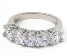Sterling Silver Cubic Zirconia Ring