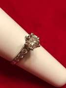 Ladies Platinum and Diamond Engagement Ring