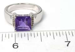 Sterling Silver & Amethyst Ring