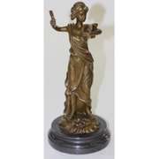 Greek goddess of Wisdom Athena Bronze Sculpture