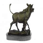 Wild Boar Animal Mascot Bronze Sculpture