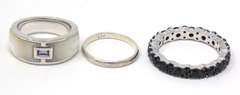 Lot of 3 Sterling Silver Rings