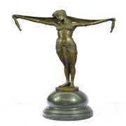 Classic Belly Dancer Bronze Sculpture