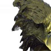 American Eagle on Marble Base Bronze Sculpture