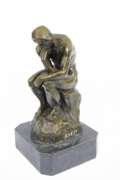 Thinker Symbol of Philosophy Bronze Sculpture