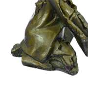 Hot Cast Pirate Skeleton Wine Holder Bronze Sculpture Statue Figurine Figural NR