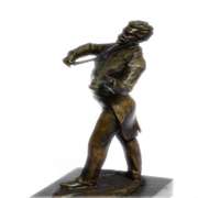 Johann Strauss playing the Violin Bronze Sculpture