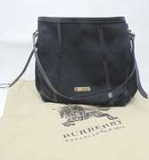 Burberry Canvas & Leather Canterbury Tote Bag