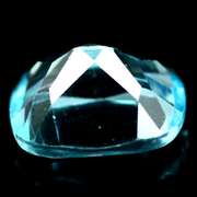 Brilliant 5.09ct cushion cut sky blue Topaz
